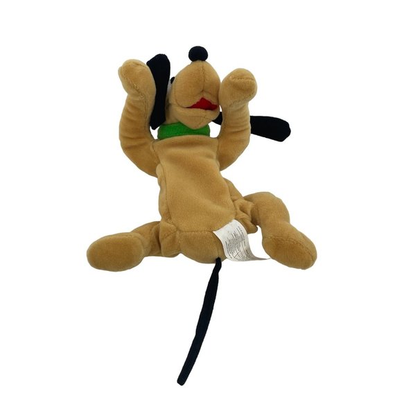 0666A- Disney Pluto Mini Beanbag Plush Toy Vintage 1990s 7” long - Picture 14 of 17